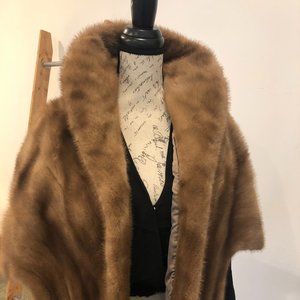 Vintage Mink Stole Evening Wrap